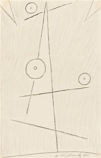 ABRAHAM WALKOWITZ (1878 - 1965, RUSSIAN/AMERICAN) Untitled Abstraction (Six works).